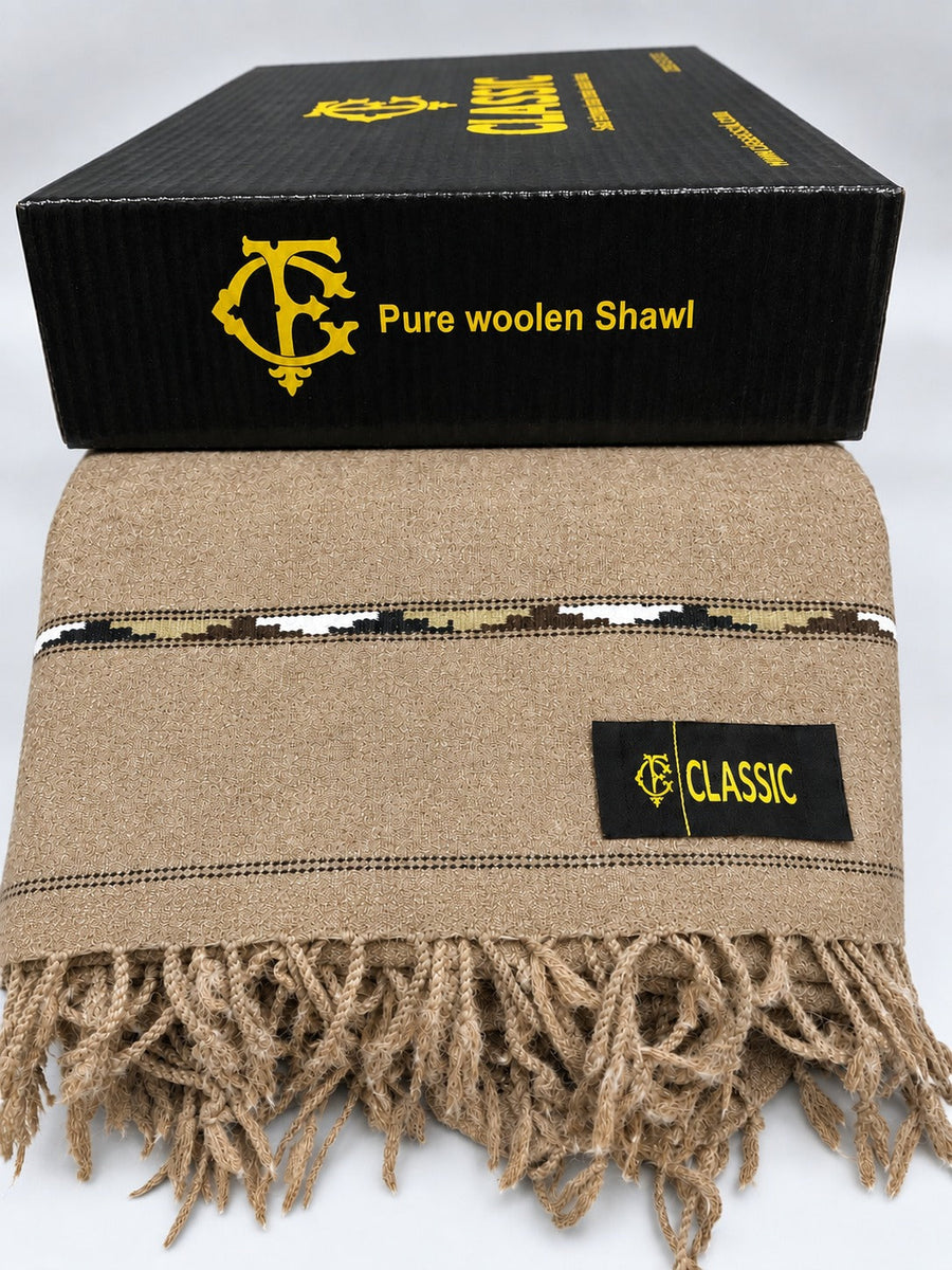 Premium Iraqi Luxury light camel color Shawl