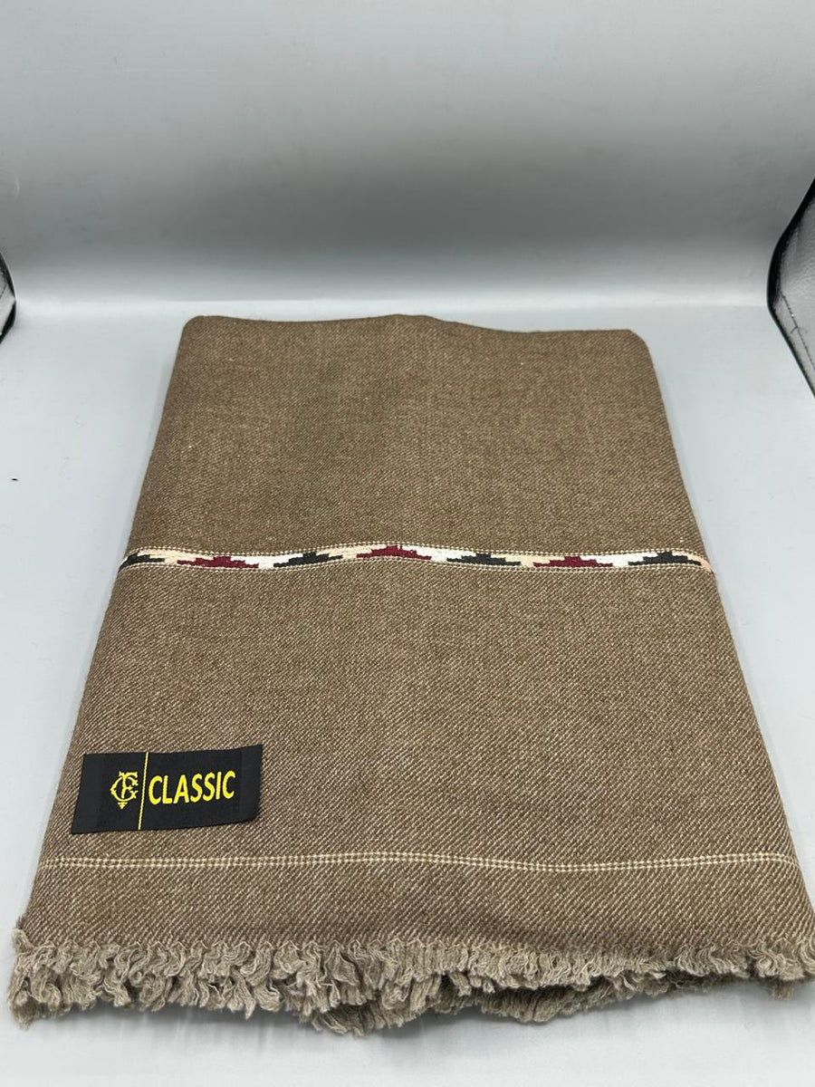 Pure brown Angora Shawl