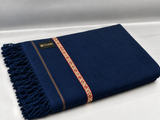 premium Angora wool  Shawl bule color