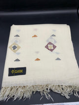premium shatush women shawl off white